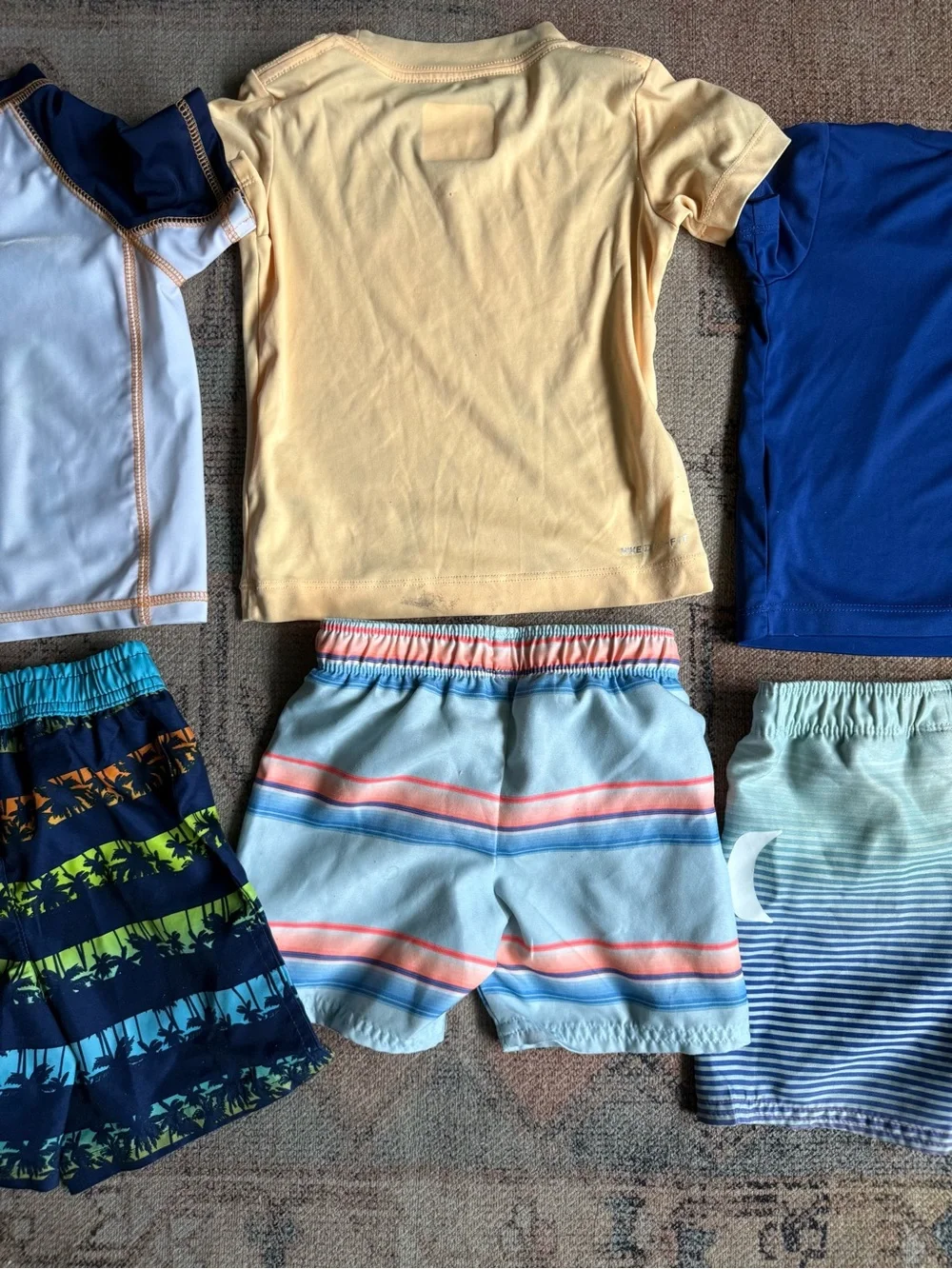 5 Toddler Boy Swimsuits - Size 2T